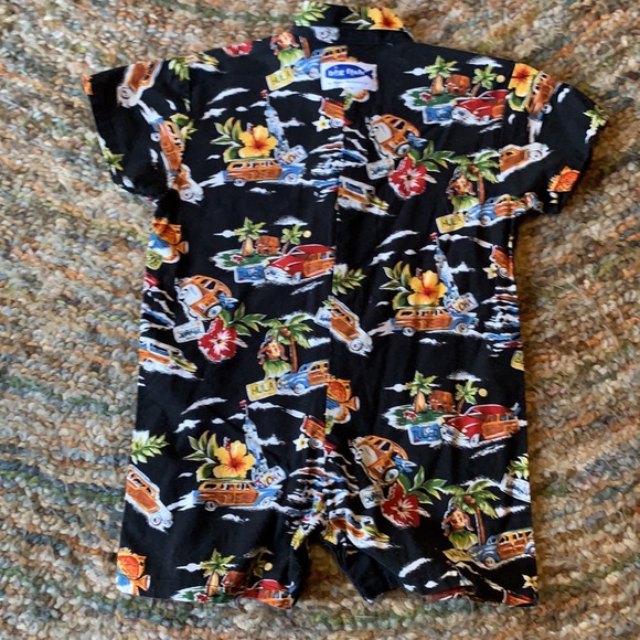 Hawaiian Button Down Onesie 24M - Picture 7 of 7